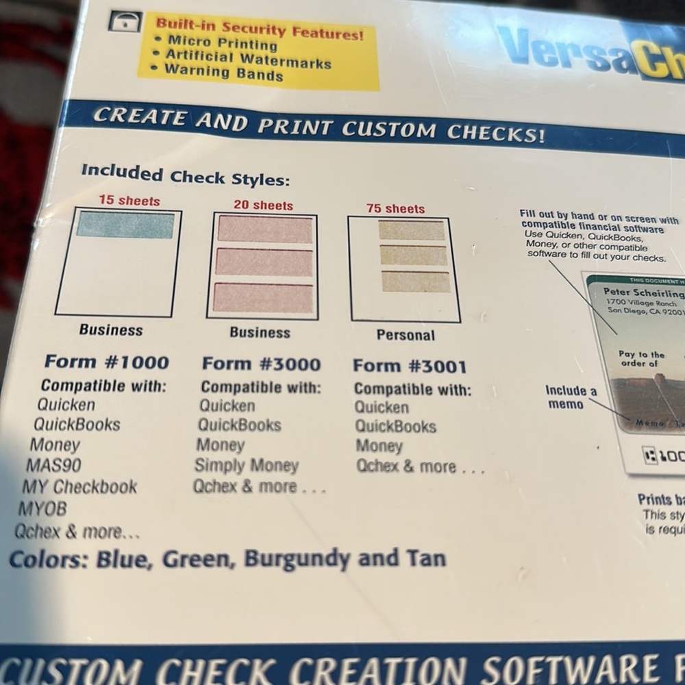 Versa Check Refills - Picture 9 of 9